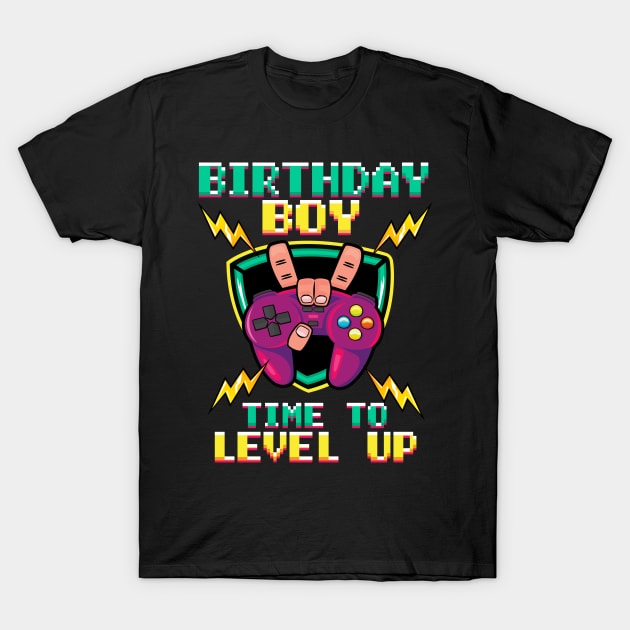 Gamer Birthday Funny Gift Boy T-Shirt by Pummli